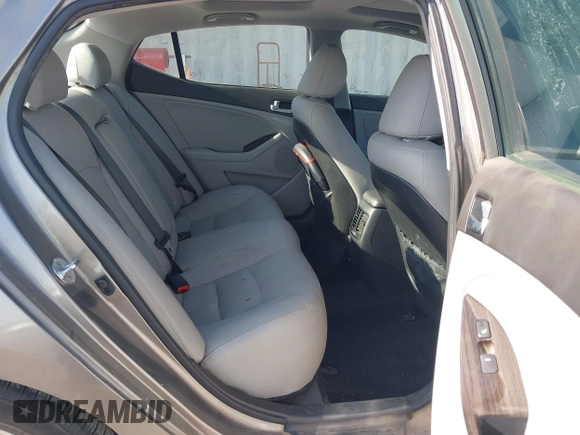 2014 Kia Optima EX with VIN 5XXGN4A7XEG346890, listed as a IAAI auction lot 42174866 with 179,450 mi miles and . Bid and sale history available at carsss.com. Image 8.