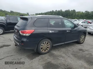2016 Nissan Pathfinder SV with VIN 5N1AR2MM9GC645513, listed as a Copart auction lot 59592645 with 219,926 mi miles and Salvage title. Bid and sale history available at DreamBid. Image 3.