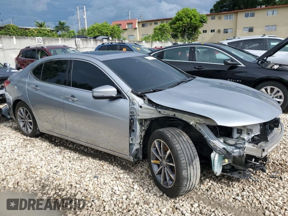 2019 Acura TLX with VIN 19UUB1F36KA010114, listed as a Copart auction lot 59905764 with 58,154 mi miles and Non Repairable. Bid and sale history available at carsss.com. Image 4.
