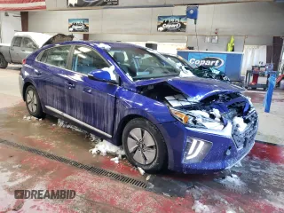 2021 Hyundai Ioniq SE with VIN KMHC75LC3MU255554, listed as a Copart auction lot 41399685 with 64,149 mi miles and Salvage Title. Bid and sale history available at DreamBid. Image 4.