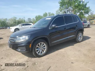 2017 Volkswagen Tiguan Wolfsburg Edition with VIN WVGSV7AX9HW512116, listed as a Copart auction lot 55310545 with 95,037 mi miles and Salvage title. Bid and sale history available at DreamBid. Image 1.