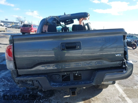 2023 Toyota Tacoma SR with VIN 3TMCZ5AN9PM574534, listed as a IAAI auction lot 41167910 with 27,375 mi miles and . Bid and sale history available at DreamBid. Image 15.