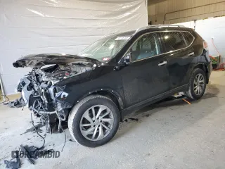 2015 Nissan Rogue SL with VIN 5N1AT2MV0FC770196, listed as a Copart auction lot 48728165 with Not Provided miles and Salvage Title. Bid and sale history available at DreamBid. Image 1.