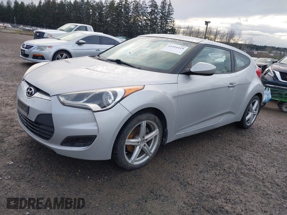 2012 Hyundai Veloster w/Gray Int with VIN KMHTC6AD8CU063977, listed as a IAAI auction lot 41494419 with 192,179 mi miles and . Bid and sale history available at DreamBid. Image 2.