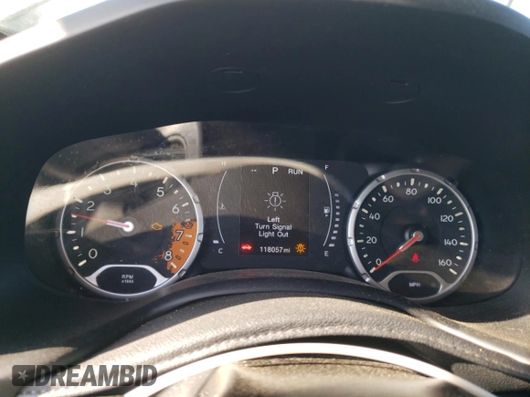 2017 Jeep Renegade Altitude with VIN ZACCJBBB0HPG49887, listed as a Copart auction lot 61934545 with 118,057 mi miles and Salvage title. Bid and sale history available at DreamBid. Image 9.
