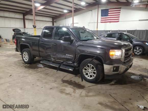 2014 GMC Sierra 1500 SLE with VIN 1GTV2UEC6EZ162079, listed as a Copart auction lot 52124095 with 109,932 mi miles and Salvage Title. Bid and sale history available at carsss.com. Image 4.
