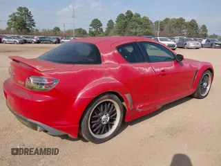 2008 Mazda RX-8 40th Anniversary with VIN JM1FE173180214931, listed as a IAAI auction lot 41780064 with 83,732 mi miles. Bid and sale history available at carsss.com. Image 4.