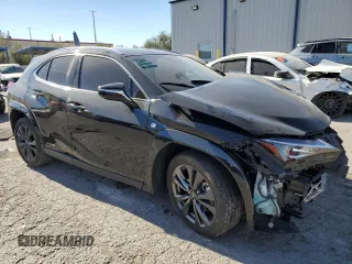 2022 Lexus UX 250h F Sport with VIN JTHE9JBH8N2055567, listed as a Copart auction lot 80708554 with 34,161 mi miles and Salvage Title. Bid and sale history available at DreamBid. Image 4.