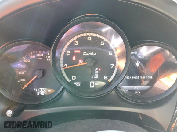2017 Porsche Macan Turbo with VIN WP1AF2A52HLB62164, listed as a Copart auction lot 44790805 with 41,322 mi miles and Salvage title. Bid and sale history available at DreamBid. Image 9.