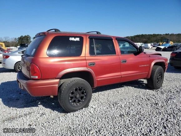 1998 Dodge Durango with VIN 1B4HS28Y5WF158887, listed as a Copart auction lot 86185994 with 287,654 mi miles and Salvage Title. Bid and sale history available at carsss.com. Image 3.