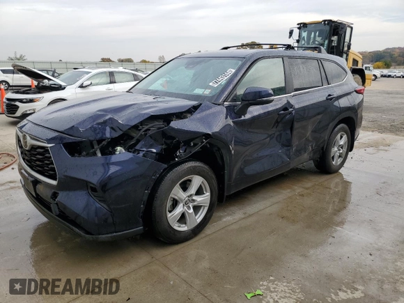 2023 Toyota Highlander L with VIN 5TDKDRAHXPS516623, listed as a Copart auction lot 77443144 with 39,669 mi miles and Clean title. Bid and sale history available at DreamBid. Image 1.