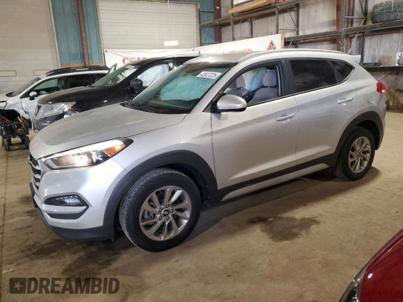 2018 Hyundai Tucson SEL with VIN KM8J3CA43JU674390, listed as a Copart auction lot 42637225 with 65,658 mi miles and Salvage Title. Bid and sale history available at carsss.com. Image 1.