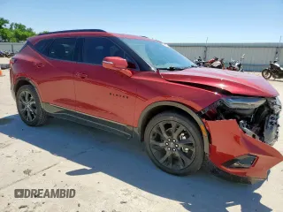 2019 Chevrolet Blazer RS с VIN 3GNKBERS2KS694147, выставлен на аукционе Copart как лот 57687495 с пробегом 43 190 миль миль и Списание • Salvage title. История ставок и продаж доступна на DreamBid. Изображение 4.