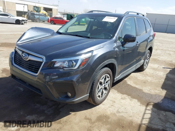 2019 Subaru Forester Premium with VIN JF2SKAEC8KH578574, listed as a IAAI auction lot 41806639 with 55,987 mi miles. Bid and sale history available at carsss.com. Image 18.