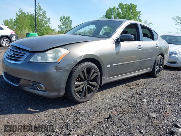 2008 Infiniti M with VIN JNKAY01F88M651508, listed as a IAAI auction lot 42159200 with 180,228 mi miles. Bid and sale history available at carsss.com. Image 2.