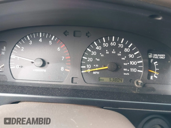 1999 Toyota Tacoma PreRunner with VIN 4TASN92N1XZ542569, listed as a IAAI auction lot 41682322 with 53,804 mi miles and . Bid and sale history available at DreamBid. Image 7.