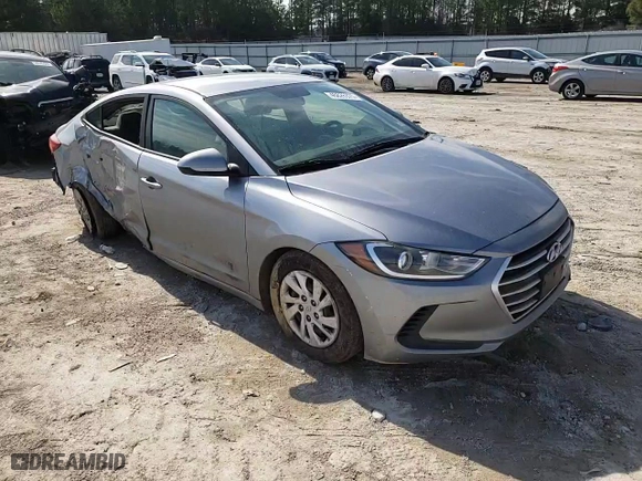 2017 Hyundai Elantra SE with VIN 5NPD74LF2HH067427, listed as a Copart auction lot 46826375 with 106,046 mi miles and Salvage Title. Bid and sale history available at carsss.com. Image 11.