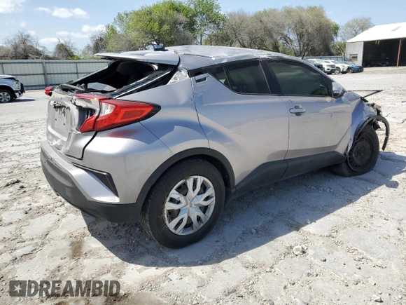 2020 Toyota C-HR LE with VIN JTNKHMBX5L1080523, listed as a Copart auction lot 50089455 with 96,411 mi miles and Non Repairable. Bid and sale history available at carsss.com. Image 3.