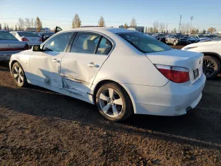 2007 BMW 5 Series 530xi with VIN WBANF73567CU24969, listed as a Copart auction lot 77859734 with 251,508 mi miles and Salvage Title. Bid and sale history available at carsss.com. Image 2.