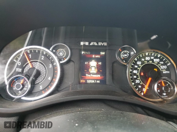 2023 Ram 2500 Tradesman with VIN 3C6UR5HL3PG637755, listed as a Copart auction lot 85973334 with 52,924 mi miles and Salvage Title. Bid and sale history available at carsss.com. Image 9.