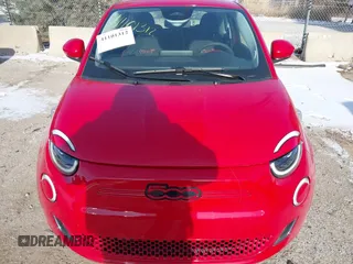2024 FIAT 500e INSPI(RED) with VIN ZFAFFAA46RX213143, listed as a IAAI auction lot 41101312 with 4,254 mi miles. Bid and sale history available at carsss.com. Image 6.