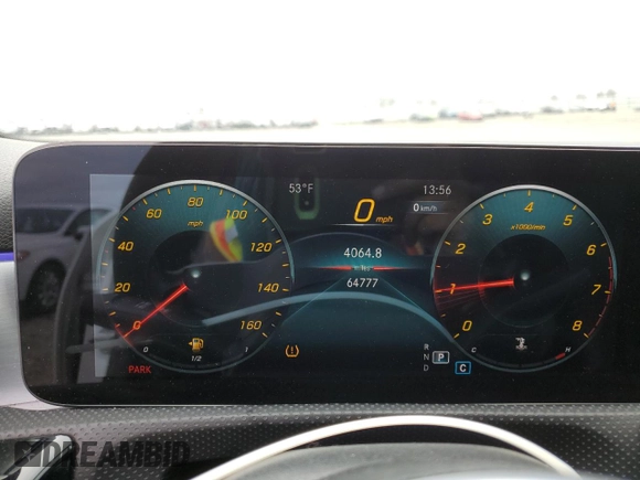 2021 Mercedes-Benz A 220 with VIN W1K3G4FB5MJ285356, listed as a Copart auction lot 51084775 with 64,777 mi miles and Salvage title. Bid and sale history available at DreamBid. Image 9.