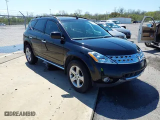 2007 Nissan Murano S with VIN JN8AZ08T57W521753, listed as a IAAI auction lot 41880348 with 129,785 mi miles. Bid and sale history available at carsss.com. Image 1.