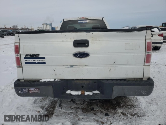 2009 Ford F-150 XL with VIN 1FTRF12839KA68485, listed as a Copart auction lot 44805525 with 213,318 mi miles and Salvage Title. Bid and sale history available at carsss.com. Image 6.