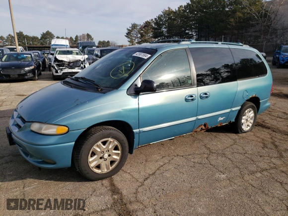 1997 Dodge Caravan SE z VIN 1B4GP44R0VB483380, wystawiony jako Copart lot #42887894 z przebiegiem Nie podano mil oraz Czysty tytuł • Clean title. Historia ofert i sprzedaży dostępna na DreamBid. Obrazek 1.