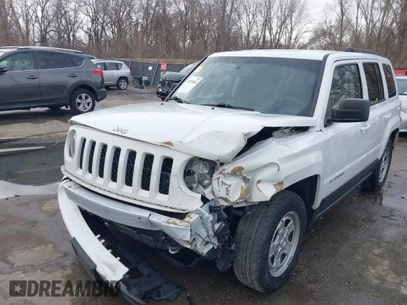 2017 Jeep Patriot Sport with VIN 1C4NJPBA9HD149111, listed as a IAAI auction lot 41103084 with 143,552 mi miles. Bid and sale history available at carsss.com. Image 6.