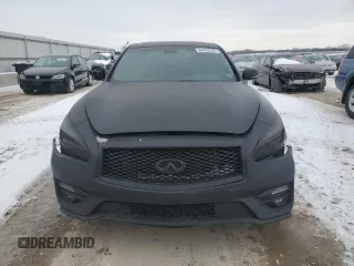 2017 Infiniti M37 with VIN JN1BY1AR1HM770588, listed as a Copart auction lot 44752335 with 0 mi miles and Salvage Title. Bid and sale history available at carsss.com. Image 5.