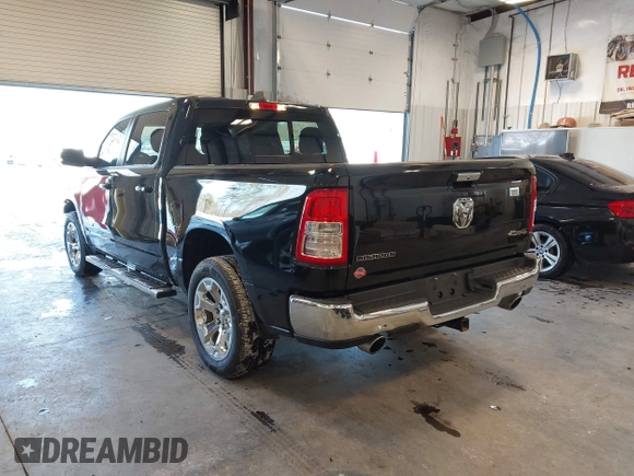 2020 Ram 1500 Big Horn with VIN 1C6SRFFT6LN133234, listed as a IAAI auction lot 41380480 with 70,051 mi miles. Bid and sale history available at carsss.com. Image 3.