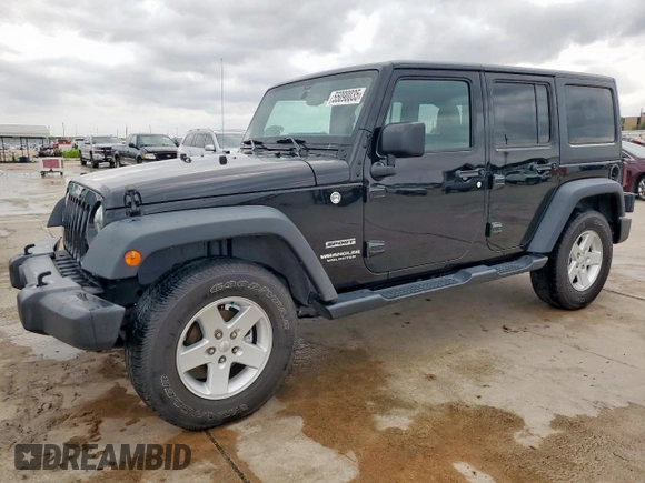 2016 Jeep Wrangler Unlimited Sport with VIN 1C4HJWDG8GL234793, listed as a Copart auction lot 55090035 with 115,049 mi miles and Salvage Title. Bid and sale history available at DreamBid. Image 1.