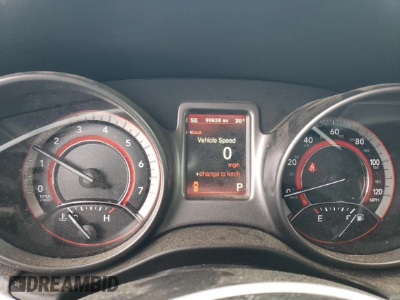 2019 Dodge Journey Crossroad with VIN 3C4PDCGB6KT798800, listed as a Copart auction lot 84019344 with 90,638 mi miles and Salvage Title. Bid and sale history available at DreamBid. Image 9.