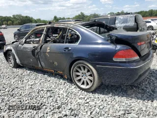 2004 BMW 7 Series 745Li with VIN WBAGN63494DS49538, listed as a Copart auction lot 55142955 with Not provided miles and Non repairable. Bid and sale history available at DreamBid. Image 2.