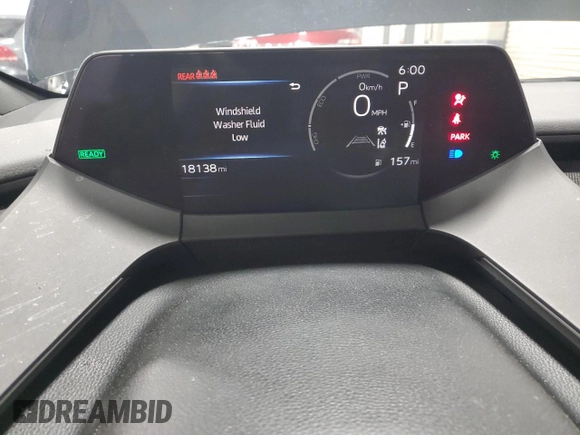 2023 Toyota Prius LE with VIN JTDADABU0P3000216, listed as a Copart auction lot 51135365 with 18,138 mi miles and Salvage Title. Bid and sale history available at DreamBid. Image 9.