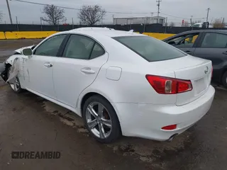 2011 Lexus IS with VIN JTHBE5C24B5028361, listed as a IAAI auction lot 41471750 with 95,313 mi miles. Bid and sale history available at carsss.com. Image 3.