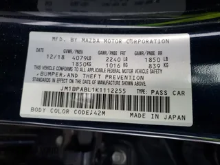 2019 Mazda 3 z VIN JM1BPABL1K1112255, wystawiony jako Copart lot #87440374 z przebiegiem 46 550 mil mil oraz Szkoda całkowita • Salvage title. Historia ofert i sprzedaży dostępna na DreamBid. Obrazek 12.
