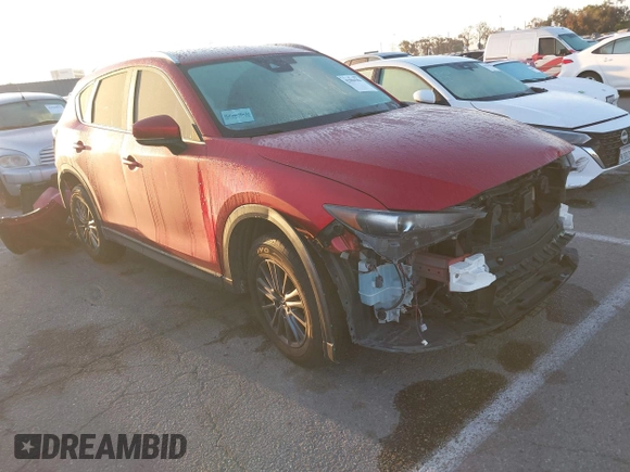 2020 Mazda CX-5 Touring z VIN JM3KFACM1L0855474, wystawiony jako IAAI lot #42004504 z przebiegiem 82 505 mil mil oraz . Historia ofert i sprzedaży dostępna na DreamBid. Obrazek 1.