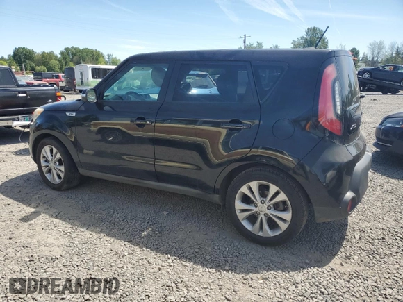 2014 Kia Soul + with VIN KNDJP3A52E7718515, listed as a Copart auction lot 56145955 with 108,544 mi miles and Salvage Title. Bid and sale history available at DreamBid. Image 2.