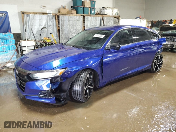 2022 Honda Accord Sedan Sport SE with VIN 1HGCV1F42NA093444, listed as a Copart auction lot 50357065 with 29,583 mi miles and Salvage Title. Bid and sale history available at carsss.com. Image 1.