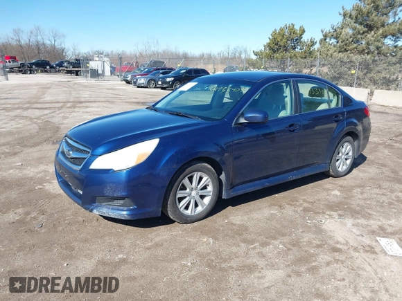 2010 Subaru Legacy Premium with VIN 4S3BMBB60A3234939, listed as a IAAI auction lot 41733409 with 171,755 mi miles and . Bid and sale history available at DreamBid. Image 2.
