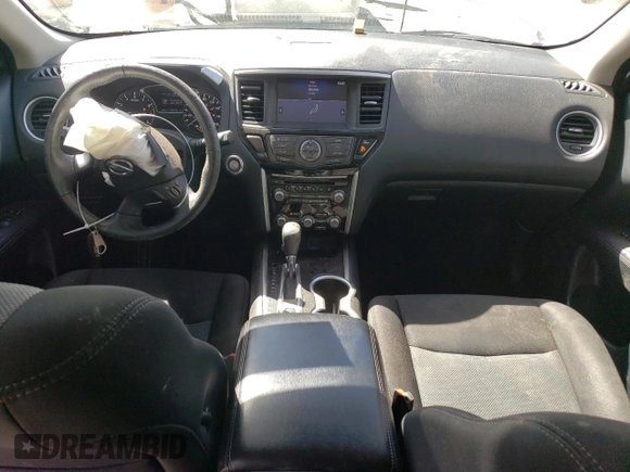 2020 Nissan Pathfinder SV with VIN 5N1DR2BM2LC606787, listed as a Copart auction lot 48697615 with 46,949 mi miles and Salvage title. Bid and sale history available at DreamBid. Image 8.
