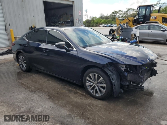 2021 Lexus ES with VIN 58ACZ1B16MU103277, listed as a Copart auction lot 47105255 with 59,111 mi miles and Non Repairable. Bid and sale history available at carsss.com. Image 4.