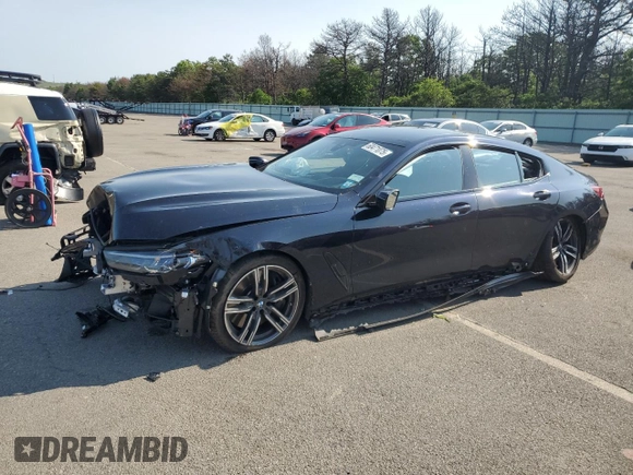 2023 BMW 8 Series 840i with VIN WBAGV4C05PCL05034, listed as a Copart auction lot 60471075 with Not provided miles and Salvage title. Bid and sale history available at DreamBid. Image 1.