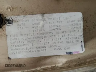 1994 Oldsmobile Cutlass Ciera S z VIN 1G3AG55M0R6376703, wystawiony jako Copart lot #81943994 z przebiegiem 107 168 mil mil oraz Szkody całkowita. Historia ofert i sprzedaży dostępna na DreamBid. Obrazek 14.