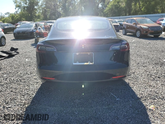 2022 Tesla Model 3 with VIN 5YJ3E1EA5NF102554, listed as a Copart auction lot 53195075 with 62,453 mi miles and Salvage Title. Bid and sale history available at DreamBid. Image 6.