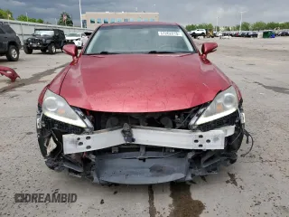 2011 Lexus IS 350 C with VIN JTHFE2C25B2505784, listed as a Copart auction lot 57262215 with 100,669 mi miles and Salvage title. Bid and sale history available at DreamBid. Image 5.