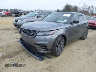 2018 Land Rover Range Rover Velar R-Dynamic HSE with VIN SALYM2RV5JA703390, listed as a IAAI auction lot 41220608 with 67,731 mi miles and . Bid and sale history available at DreamBid. Image 2.
