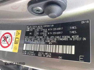 2019 Lexus NX 300 with VIN JTJYARBZ3K2133081, listed as a IAAI auction lot 42485708 with 47,637 mi miles and . Bid and sale history available at DreamBid. Image 9.